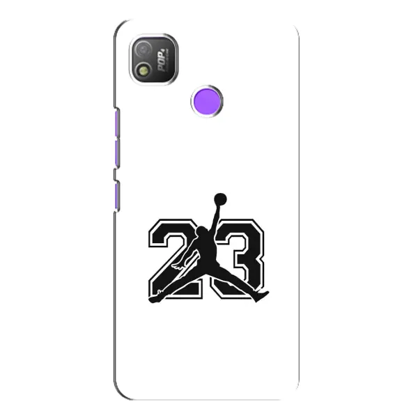 Чехол с принтом «Jordan 23» для TECNO POP 4 Чехол с принтом «Jordan 23» для TECNO POP 4