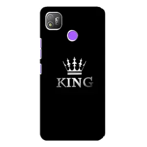Чехол с Короной Техно Поп 4 - (AlphaPrint) (KING)
