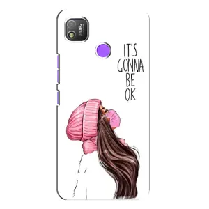 Чехол с печатью для TECNO POP 4 - (Мода) (AlphaPrint) (Коронавирус)