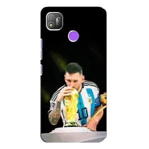Чехлы для TECNO POP 4 (Leo чемпион) (AlphaPrint) (Кубок Месси)