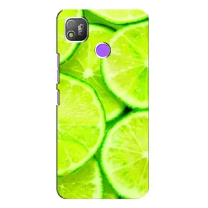 Чехлы с Фруктами для TECNO POP 4 (VPrint) (Лайм)