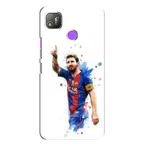 Чехлы Месси для TECNO POP 4 (AlphaPrint) (Лео Месси)