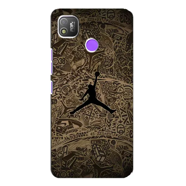 Чехол с принтом «Logo Jordan» для TECNO POP 4 Чехол с принтом «Logo Jordan» для TECNO POP 4