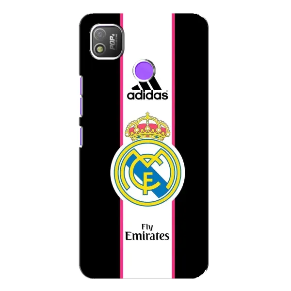 Чехол с принтом «лого Real Madrid» для TECNO POP 4 Чехол с принтом «лого Real Madrid» для TECNO POP 4