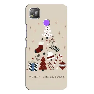Рождественские, Праздничные Чехлы для Техно Поп 4 (Merry Christmas)