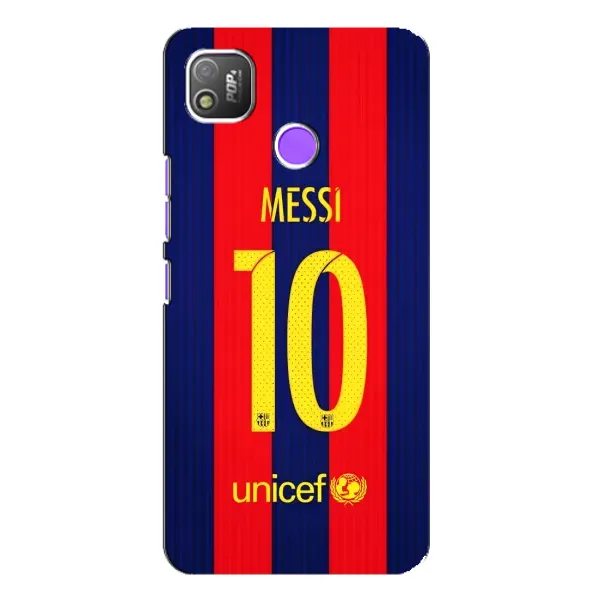 Чехол с принтом «Messi Barca 10» для TECNO POP 4