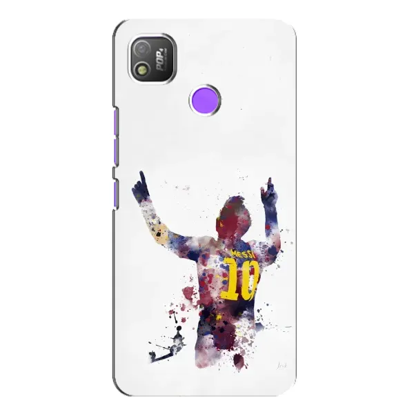 Чехол с принтом «Messi Barca» для TECNO POP 4