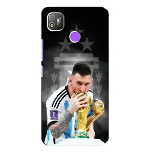 Чехлы для TECNO POP 4 (Leo чемпион) (AlphaPrint) (Месси Чемпион)