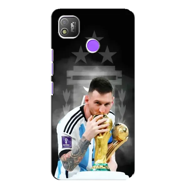 Чехол с принтом «Месси Чемпион» для TECNO POP 4