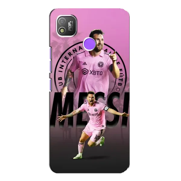 Чехол с принтом «Messi Miami» для TECNO POP 4 Чехол с принтом «Messi Miami» для TECNO POP 4
