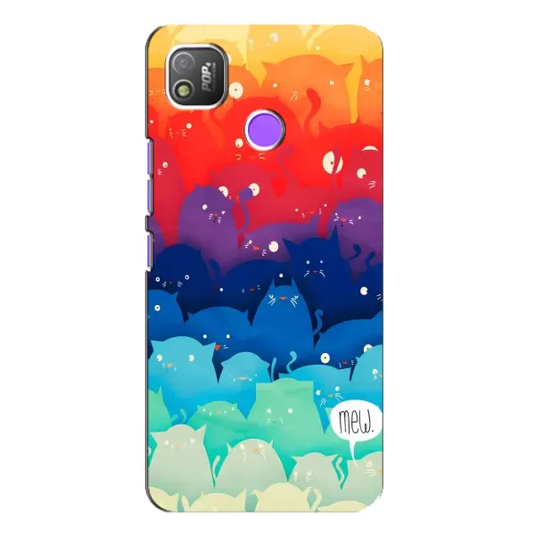 Чехол с принтом «Mew» для TECNO POP 4 Чехол с принтом «Mew» для TECNO POP 4