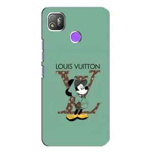 Чехлы Луи Витон для TECNO POP 4 (AlphaPrint - LOUIS VUITTON) (Микки Маус LV)