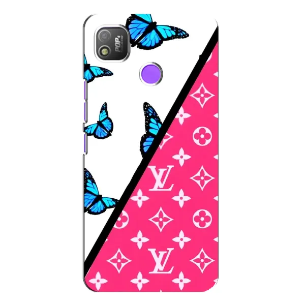 Чехол с принтом «Мода LV» для TECNO POP 4