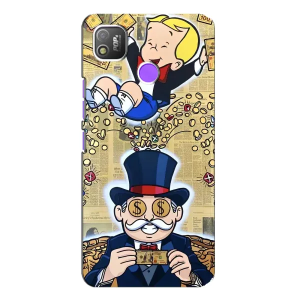 Чехол с принтом «Монополия Мен» для TECNO POP 4