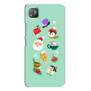 Новогодние Чехлы для Техно Поп 4 (VPrint)