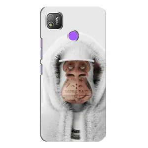 Чехлы с Обезьянами NFT для TECNO POP 4 (AlphaPrint) (обезьяна NFT в тату)