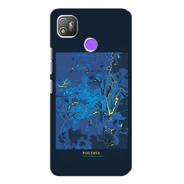 Чехол с принтом «Полтава» для TECNO POP 4