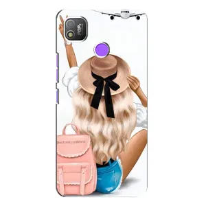 Чехол с печатью для TECNO POP 4 - (Мода) (AlphaPrint) (Путешествие)