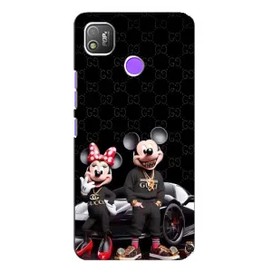 Чехол Disney Mouse TECNO POP 4 (PREMIUMPrint) (Семья Маусов)