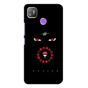 Чехлы на тему: Итачи Учиха для TECNO POP 4 (AlphaPrint) (глаза Итачи)