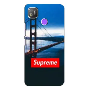 Чехол для TECNO POP 4 с картинкой Supreme (AlphaPrint) (Стиль Supreme)