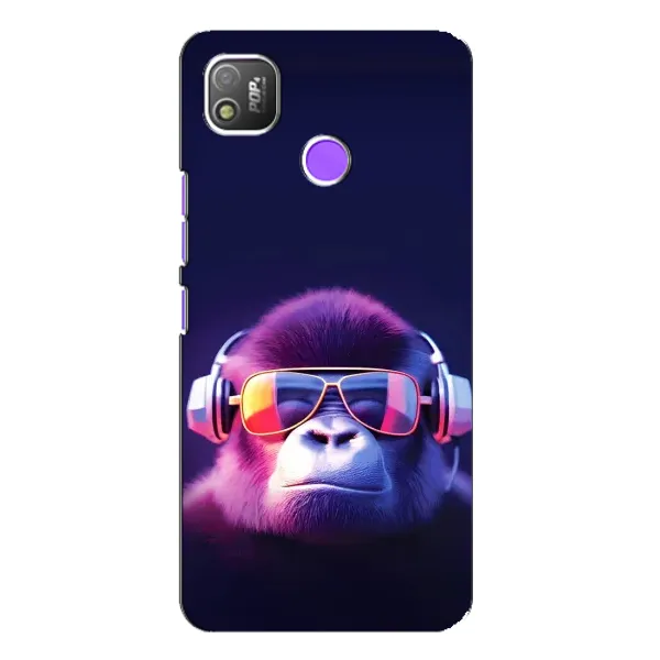 Чехол с принтом «Стильная обезьяна» для TECNO POP 4