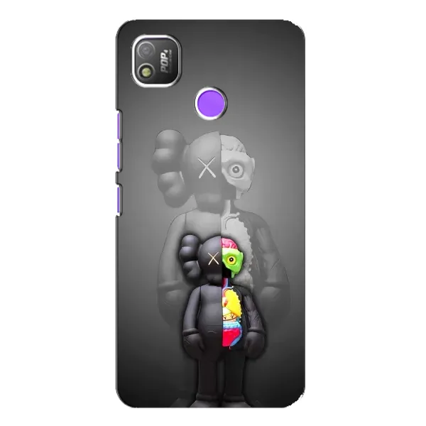 Чехол с принтом «Тело Bearbrick» для TECNO POP 4