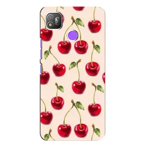 Чехлы с Фруктами для TECNO POP 4 (VPrint) (Вишня)