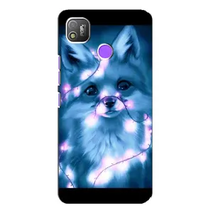 Чехлы с картинкой Лисички для TECNO POP 4 (VPrint) (Яркая лисичка)
