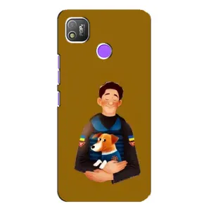Чохли з картинкою собаки Патрон для TECNO POP 4 (AlphaPrint) (ЗСУ Патрон)