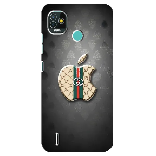 Чехол с принтом «Apple gucci» для TECNO Pop 5 (BD2p)