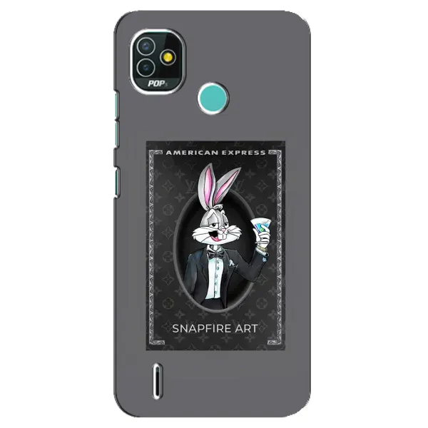 Чохол з принтом «Бакс Бані LV» для TECNO Pop 5 (BD2p)