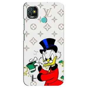 Чехли для TECNO Pop 5 (BD2p) - Скрудж МакДак Louis Vuitton (PREMIUMPrint) (Бакси Скрудж)