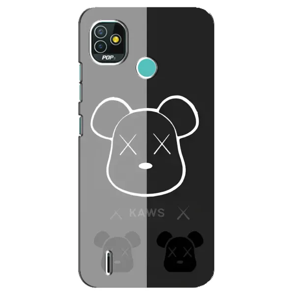Чохол з принтом «БеарБрік очі» для TECNO Pop 5 (BD2p)