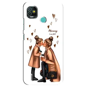 Чохол з друком для TECNO Pop 5 (BD2p) - (Мама з дитинкою) (AlphaPrint) (Донька і мама)