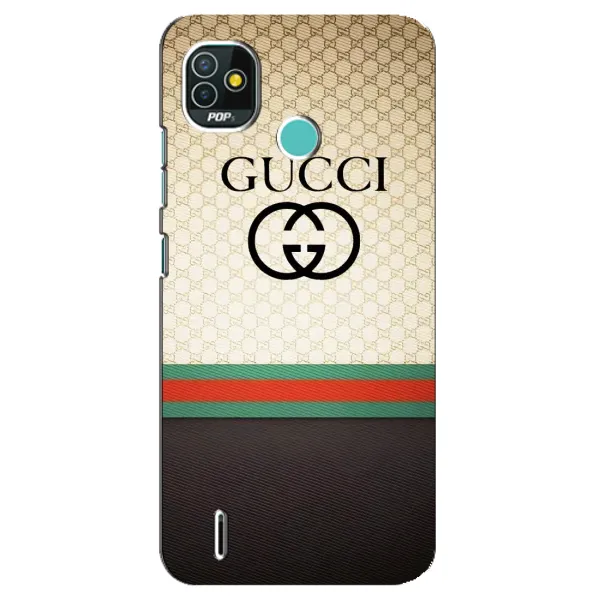 Чехол с принтом «GUCCI стиль» для TECNO Pop 5 (BD2p)