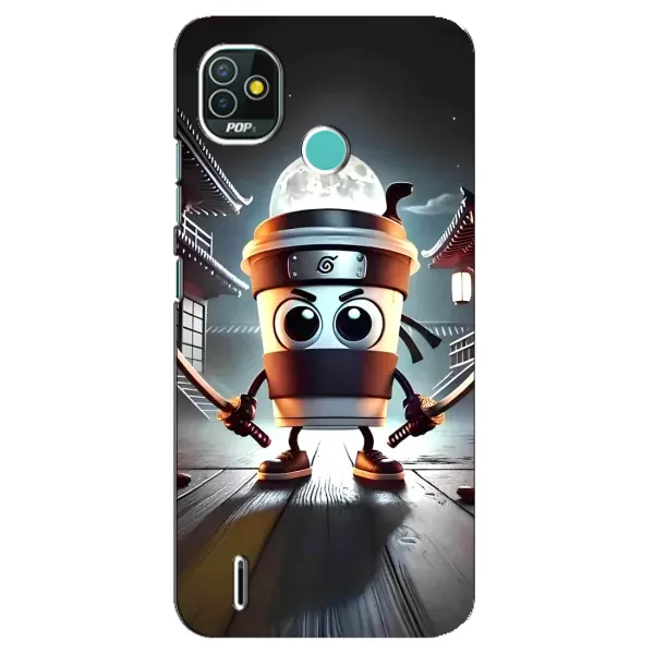 Чохол з принтом «Капучіно асасіно» для TECNO Pop 5 (BD2p)