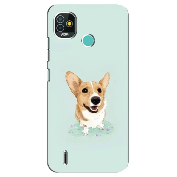 Чохол з принтом «Коргі» для TECNO Pop 5 (BD2p)