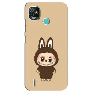 Чохол з Лабубу на TECNO Pop 5 (BD2p) (Bored Ape в червоному)