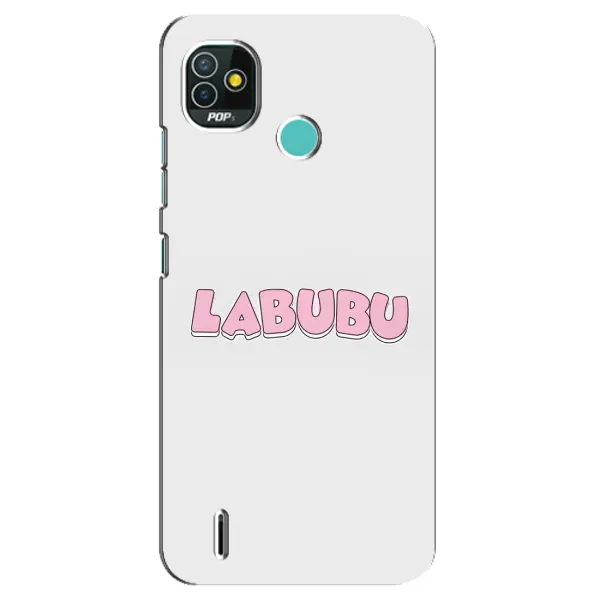 Чохол з принтом «Лого Лабубу» для TECNO Pop 5 (BD2p)