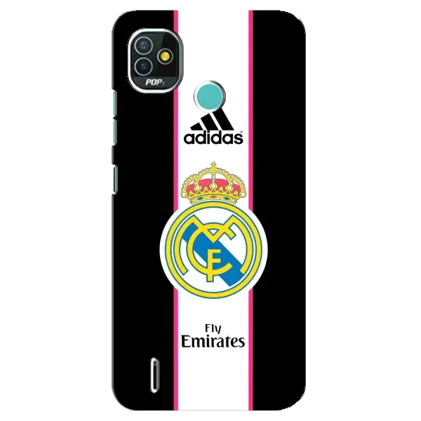 Чехол с принтом «лого Real Madrid» для TECNO Pop 5 (BD2p)