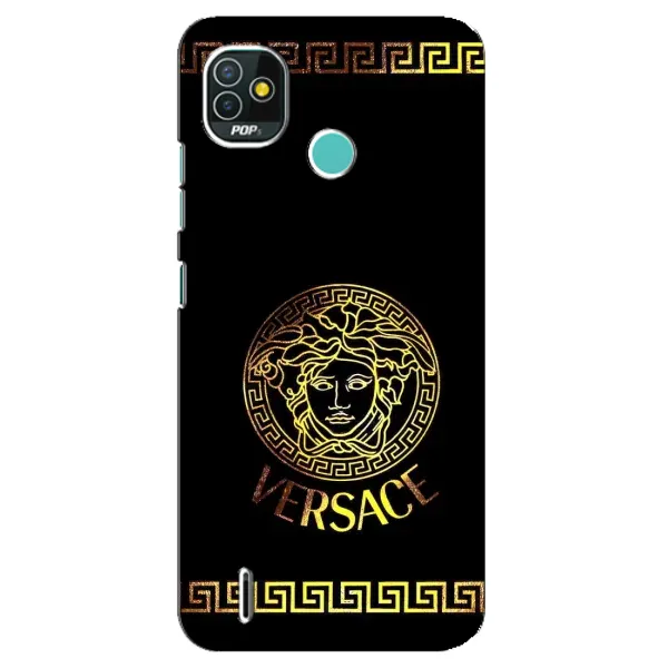 Чохол з принтом «Logo Versace» для TECNO Pop 5 (BD2p)