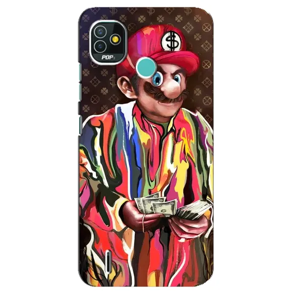 Чохол з принтом «Mario LV» для TECNO Pop 5 (BD2p)