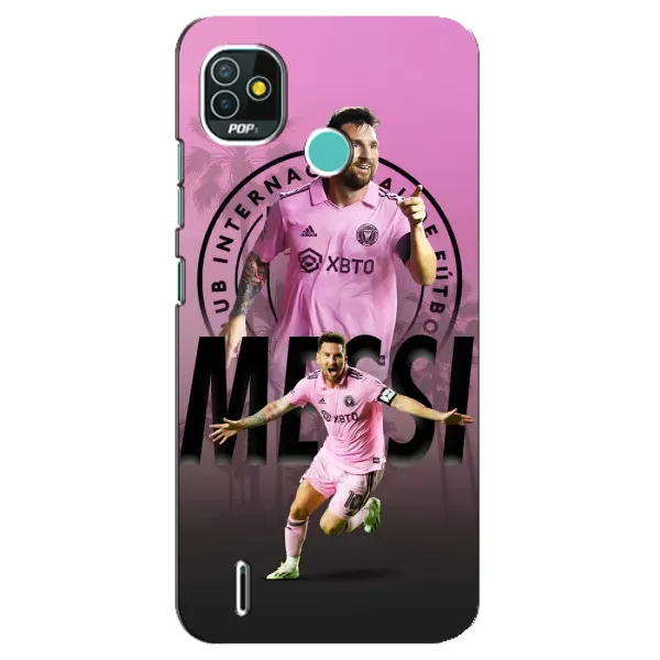 Чохол з принтом «Messi Miami» для TECNO Pop 5 (BD2p)