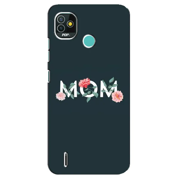 Чохол з принтом «Mom дизайн» для TECNO Pop 5 (BD2p)