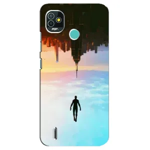 Чохол з людиною павуком для TECNO Pop 5 (BD2p) - (AlphaPrint) (Людина павук)