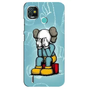 Чохли для TECNO Pop 5 (BD2p) - Bearbrick Louis Vuitton (PREMIUMPrint) (Плач Bearbrick)