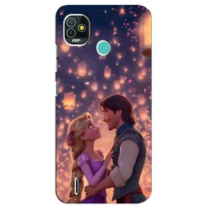 Чохол Рапунцель для TECNO Pop 5 (BD2p) (Принцеса та принц)