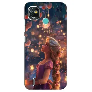 Чохол Рапунцель для TECNO Pop 5 (BD2p) (Рапунцель ліхтарики)
