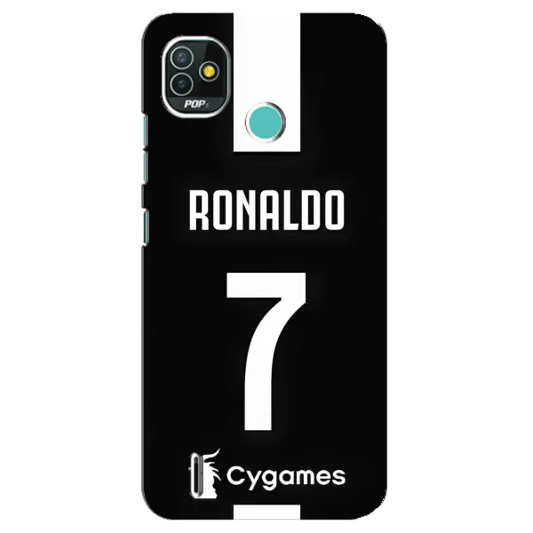 Чехол с принтом «RONALDO 7» для TECNO Pop 5 (BD2p)